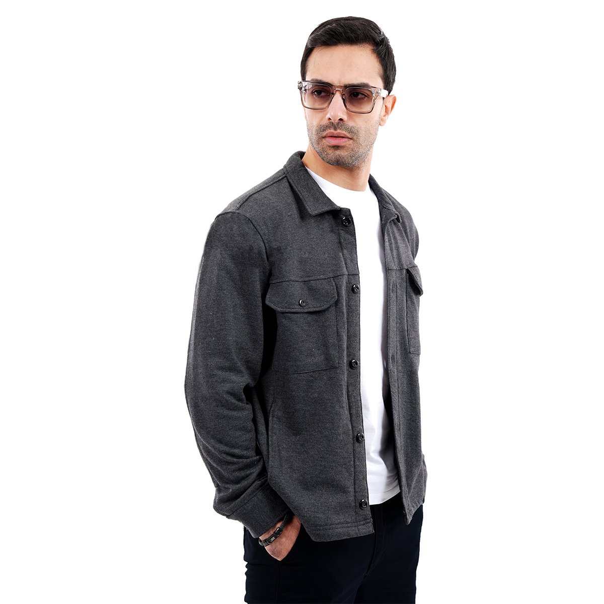 Surchemise Gris foncé – Image 3