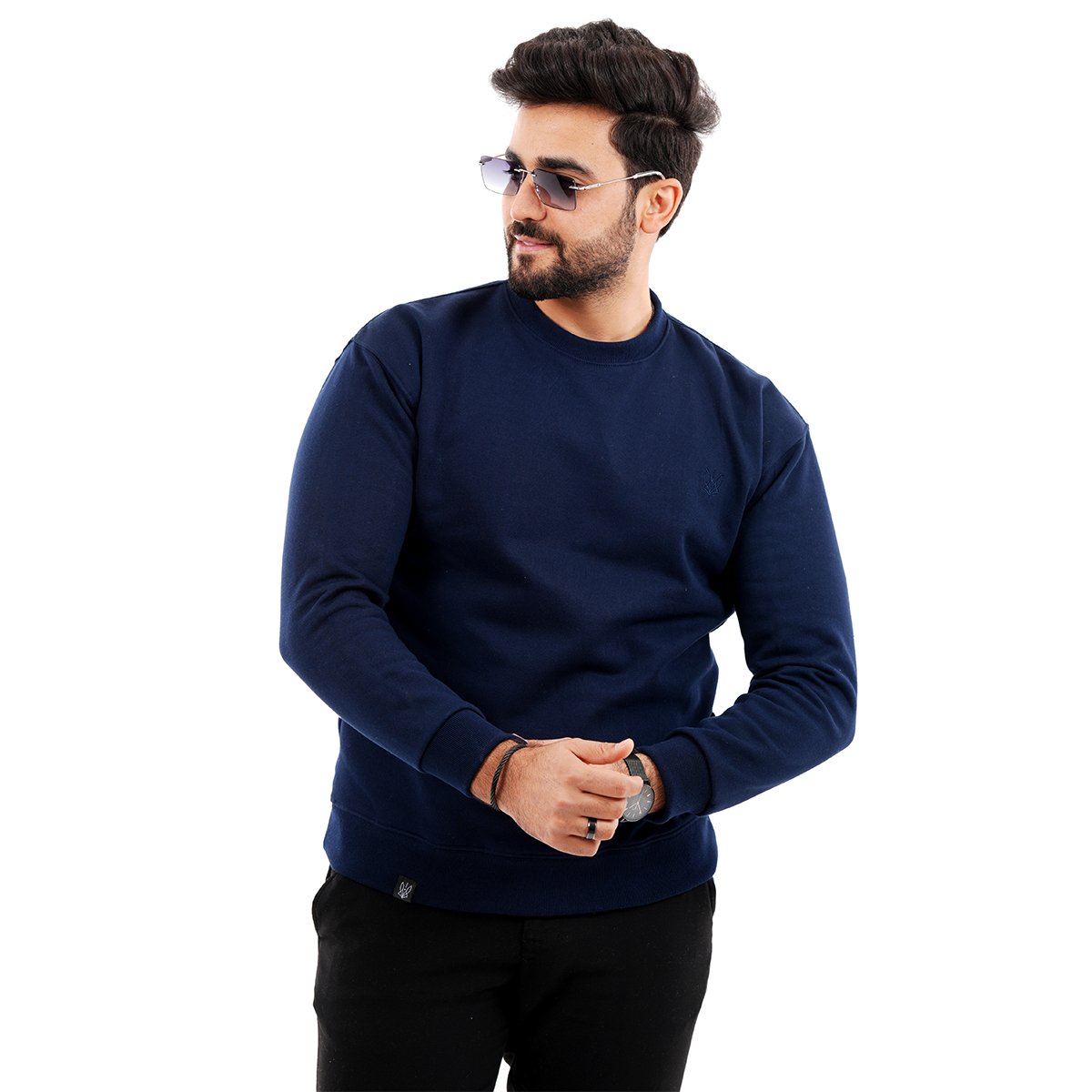 Sweatshirt Bleu Marine – Image 2